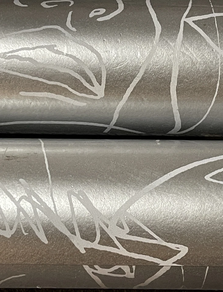 Juego de arte de papel tapiz plateado Jean-Paul Gaultier Lelievre 2 1984 Foto 3 de 4