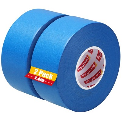 Fyguard 2 Rollen Malerband, 36 mm x 50 m blau Abdeckband x 50 m, 