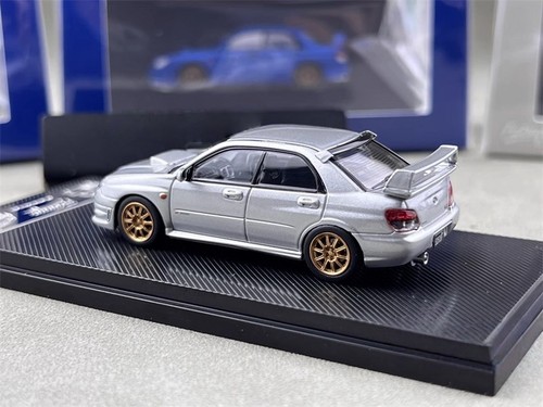 Furuya Escala 1/64 Subaru Impreza WRX STI IX 9 Plata Diecast Coche Modelo Regalo - Imagen 3 de 5