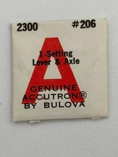 Accutron Bulova 2300 Setting Lever & Axle #206