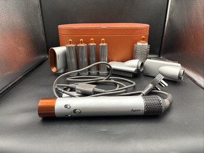 Dyson Airwrap Original   Complete LONG Haarstyler Trockner Set Nickel Kupfer
