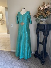 Anarkali Gown Dress Indian Sari