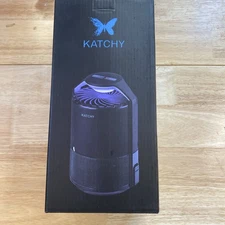 Katchy Indoor Insect Trap – UV Light Fan & Sticky Trap – Black – New in Box