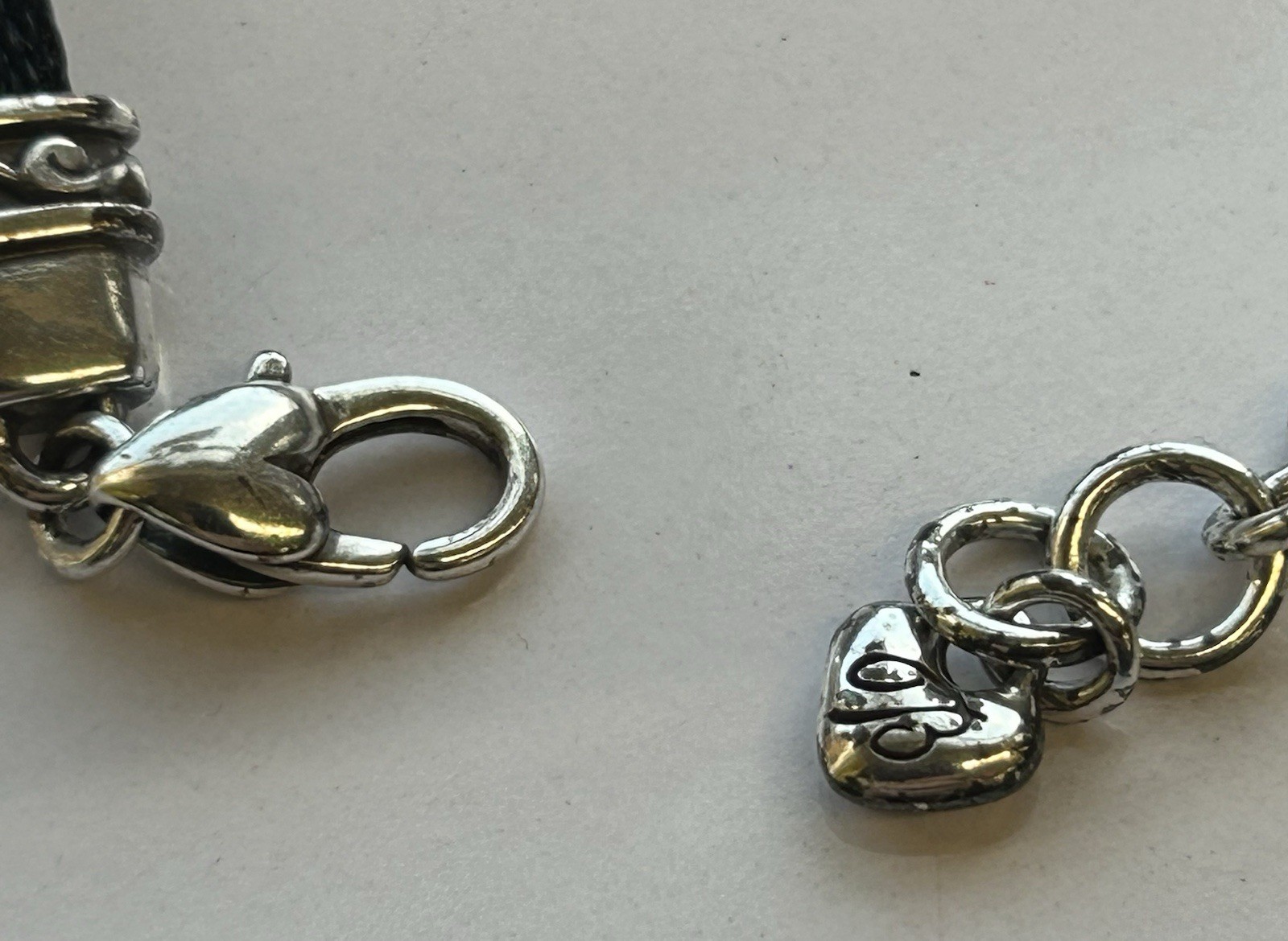 Brighton FACETS Scroll Square Medallion Rope Brac… - image 2