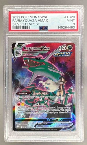New Listing2022 Pokemon Sword & Shield Silver Tempest TG20 Rayquaza VMAX PSA 9 145264463