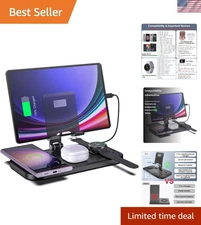 Samsung Wireless Charging Station: Foldable 4-in-1 for Devices & Tablets