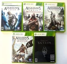 Xbox 360 Game Bundle – Skyrim & Assassin’s Creed Collection (5 Games)