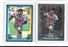 2019 Topps Gypsy Queen Chrome OZZIE ALBIES Indigo Blue Refractor /150 + Base SP