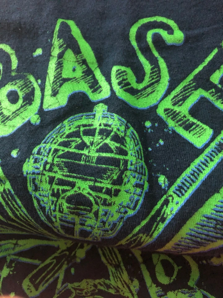 L 12-14 CIRCO 海军蓝 绿色 棒球图形背心 针织 T 恤 活动运动 — 第 2/4 张图片