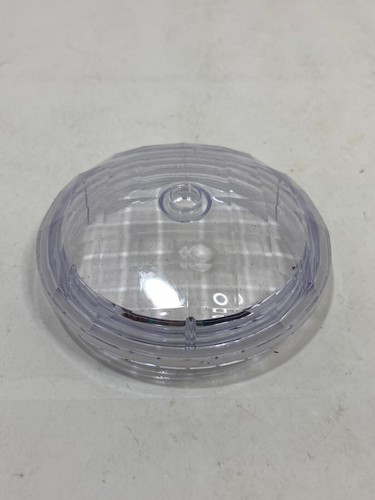 🐞 3.25" CLEAR GEOMETRIC STARBUCKS COLD CUP REPLACEMENT BUBBLE DOME LID COVER N5 - Picture 3 of 5
