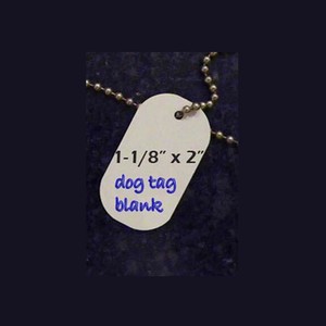 dog tag blanks