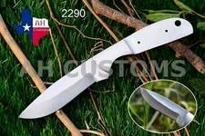 HAND Full Tang BLANK J2 Steel Tactical Knife Operators Drop Point DIY Grip 2290