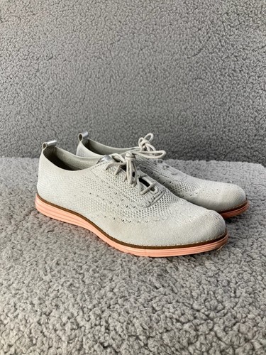 Grand Stitch Lite Wingtip Shoes Grey 