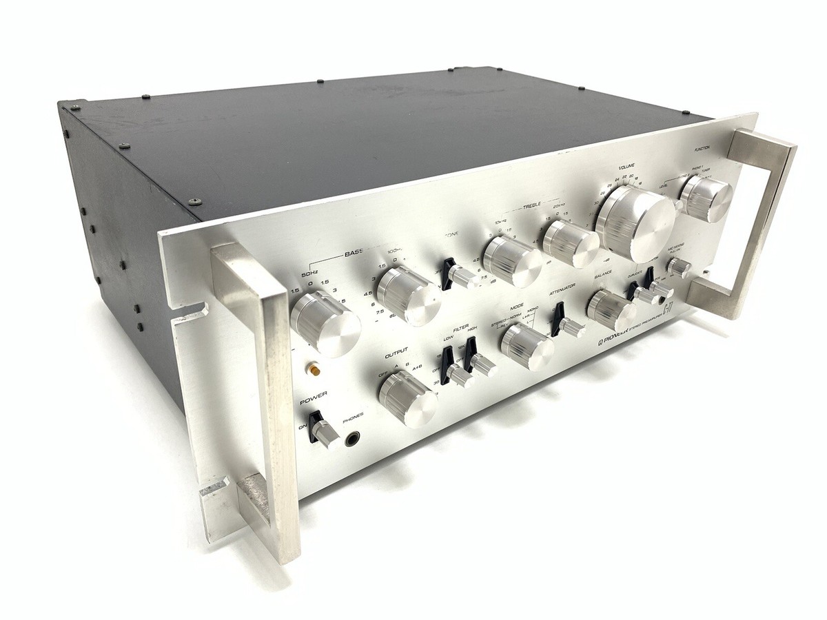 PIONEER C 77 SPEC 1 Stereo Pre Amplifier Vintage 1977 Work