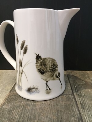 Neu Gisela Graham Maritim Sandpfeifer Seevogel Bone China großer Krug leicht 2.