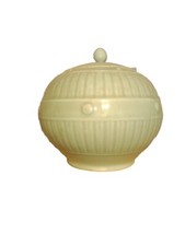 Large Celadon Glazed Green Mint Color Lidded Bowl  