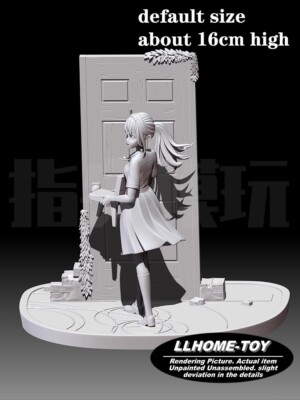 Anime Iwato Suzume lovely girl stand Resin 3D Print GK Kit Figure DIY Unpainted