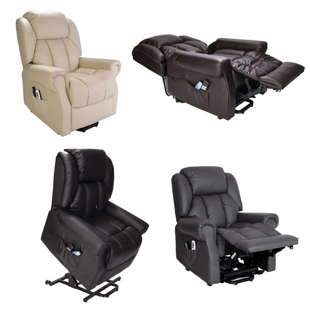 Leather rise and recline chairs new arrivals