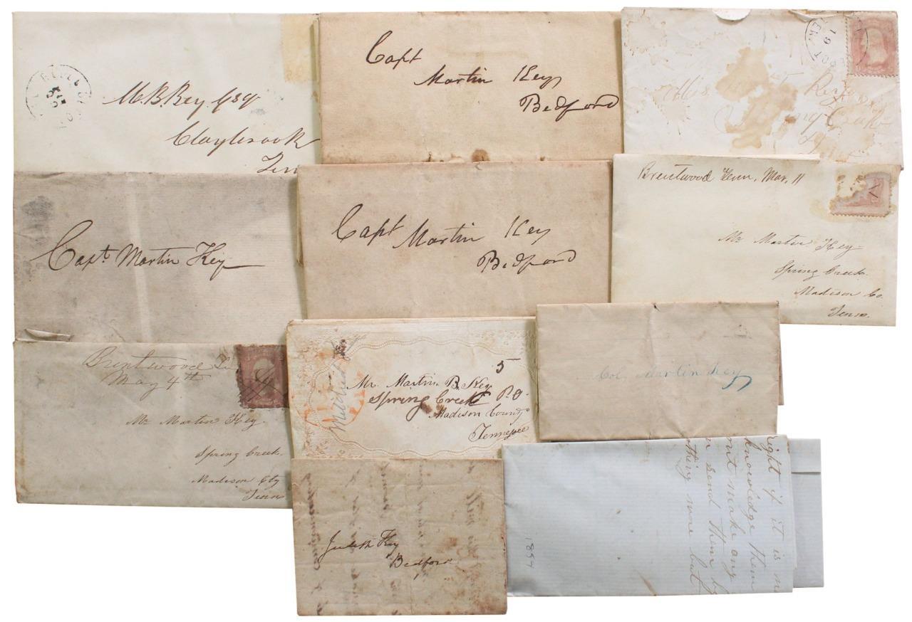 Correspondence Postal Cover Lot Postmark Cancel Tennessee Handwritten