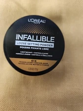 L'Oreal Infallible Tinted Loose Setting Powder Translucent Medium-Deep Lot of 2
