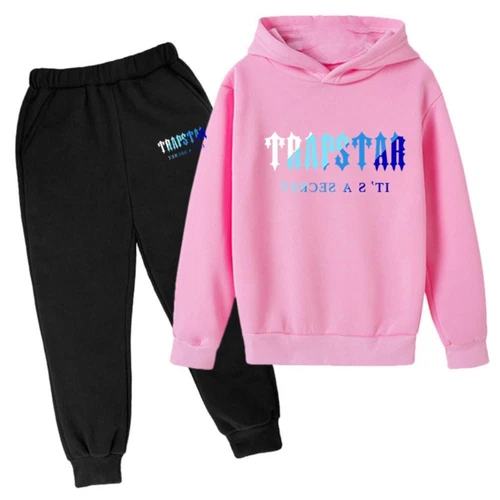 Niños Niños Chándales Dos Piezas Conjunto Suelto Sudadera con Capucha + Pantalones Correr Conjunto con Capucha NUEVO - Imagen 44 de 54