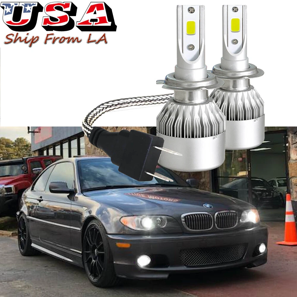 BMW E46 LED Headlight Upgrade, H7 Reflector Headlamp LED, 44 OFF
