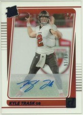 2021 CLEARLY DONRUSS KYLE TRASK RATED ROOKIE AUTOGRAPH BLUE 93/99 #56 BUCCANEERS