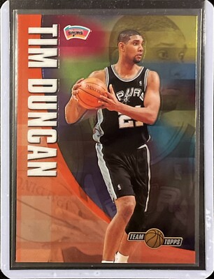 Tim Duncan - 2002 Topps Chrome Basketball - Team Topps #TT2