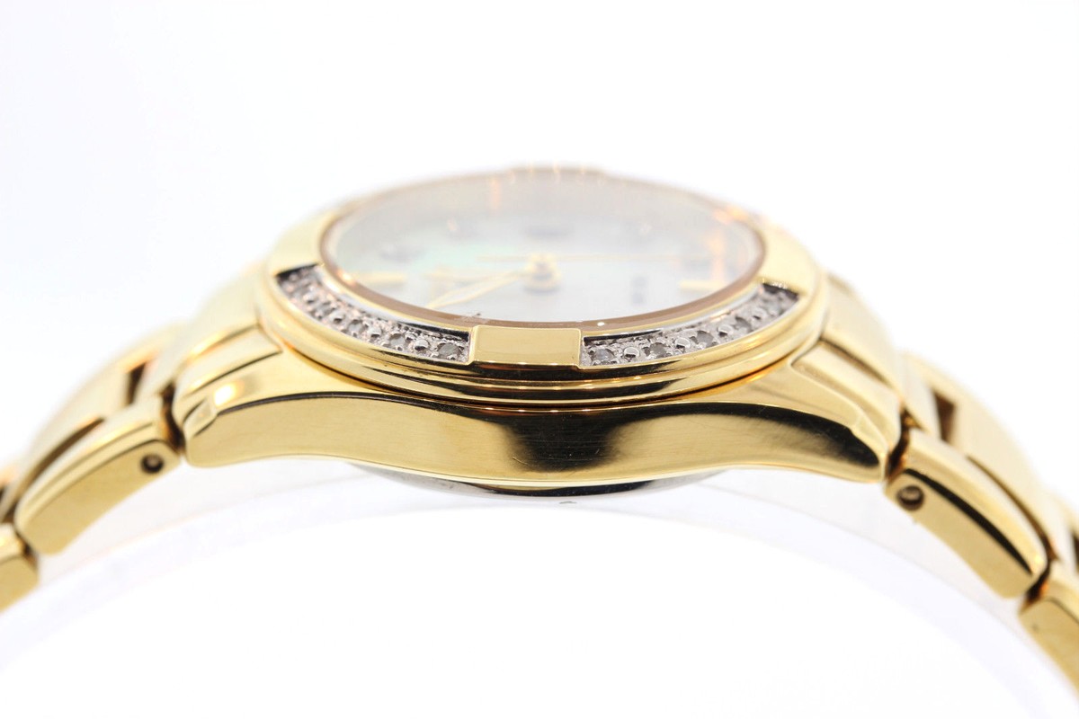 Ladies Citizen EW1822-52D Eco-Drive REGENT Gold-Tone  display picture 2