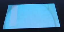 CBS Dichroic Glass coe 90 Red/Silver/Blue on thin Clear 4 x 2