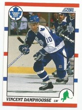 VINCENT DAMPHOUSSE 1990-91 SCORE CARD NEAR MINT+/NEAR MINT CONDITION