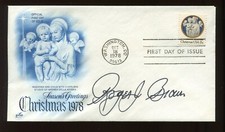 JOAN GANZ COONEY SIGNED 1979 FIRST DAY COVER (LV464) TV EXECUTIVE SESAME STREET