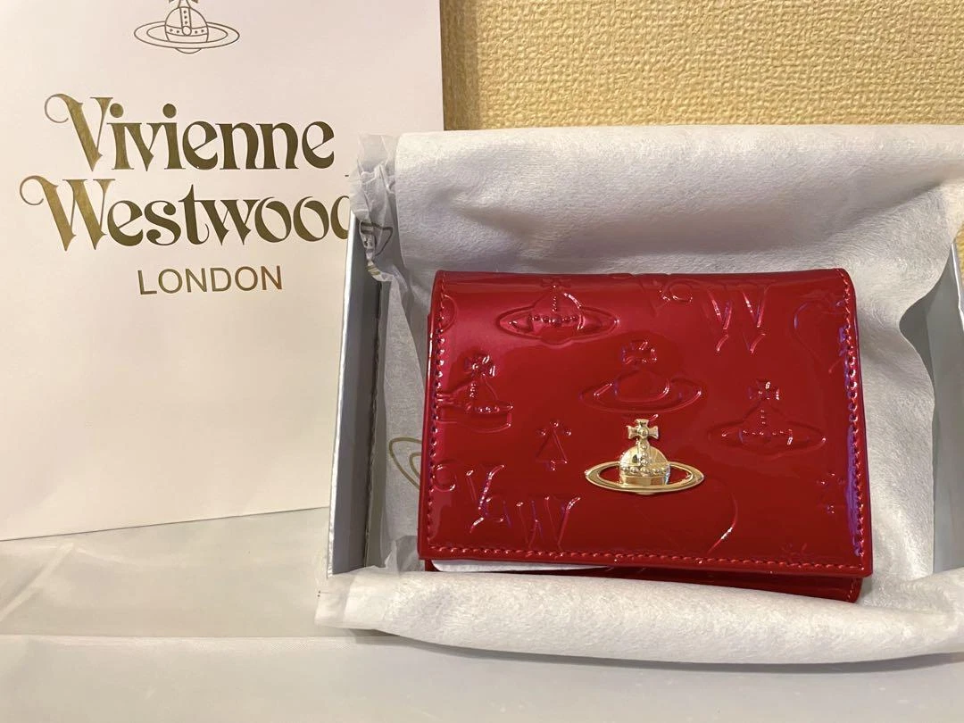 Red vivienne westwood purse sale