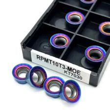 Nano blue Carbide Insert RPMT1204  RPMT10T3 CNC Machine Indexable Milling Blade