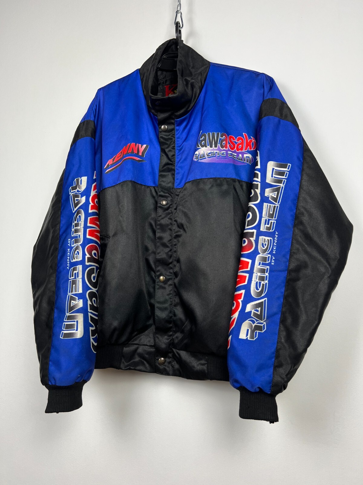‼️RARE‼️ Kawasaki By Kenny Racing Team Bomber Jacket Size L image 9