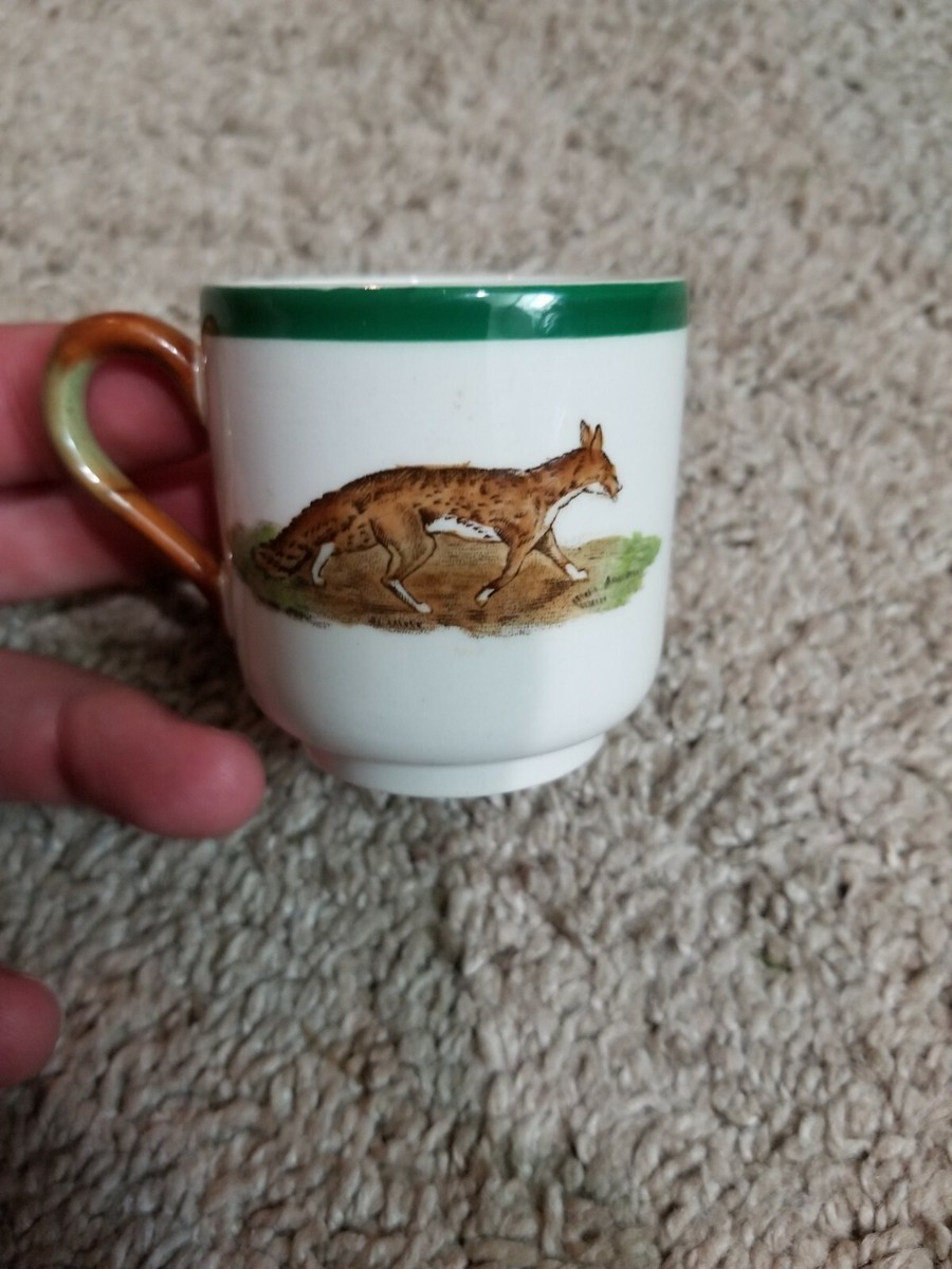 英国Copeland Spode社製  Cat handle　cup Vintage Porcelain Copeland Spode England The Huntsman 6 Cup | eBay