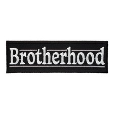 Brotherhood Patch, Biker Sayings Patches
