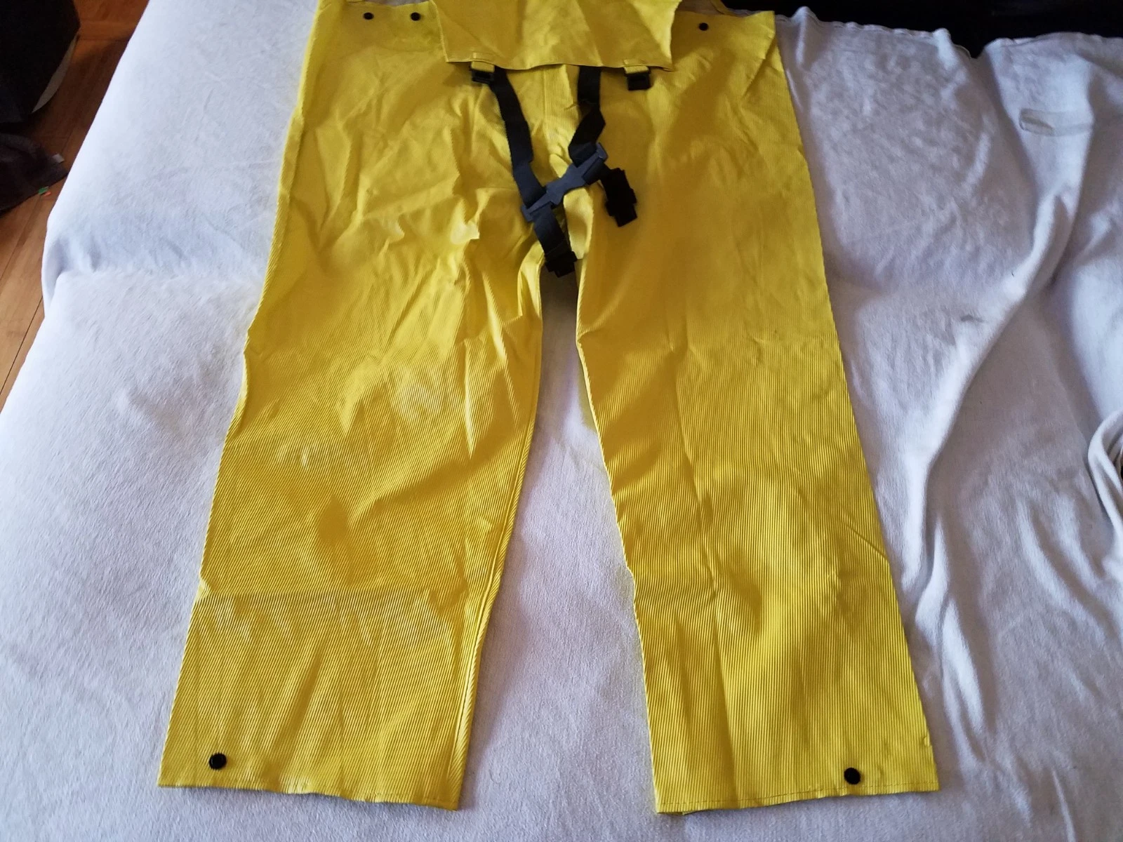 WEB TEX ONGUARD YELLOW EXTRA EXTRA LARGE XXL 2XL RAIN WET SUIT BOTTOMS PANTS NWT