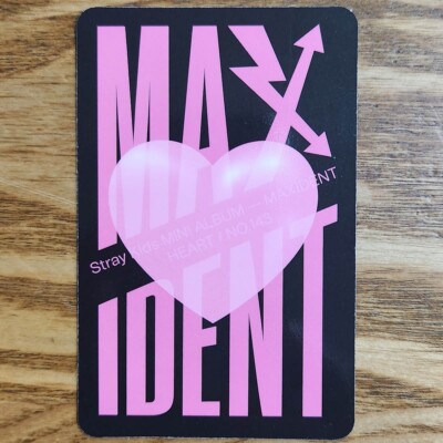 Hyunjin Official Photocard Stray Kids Mini Album Maxident Genuine