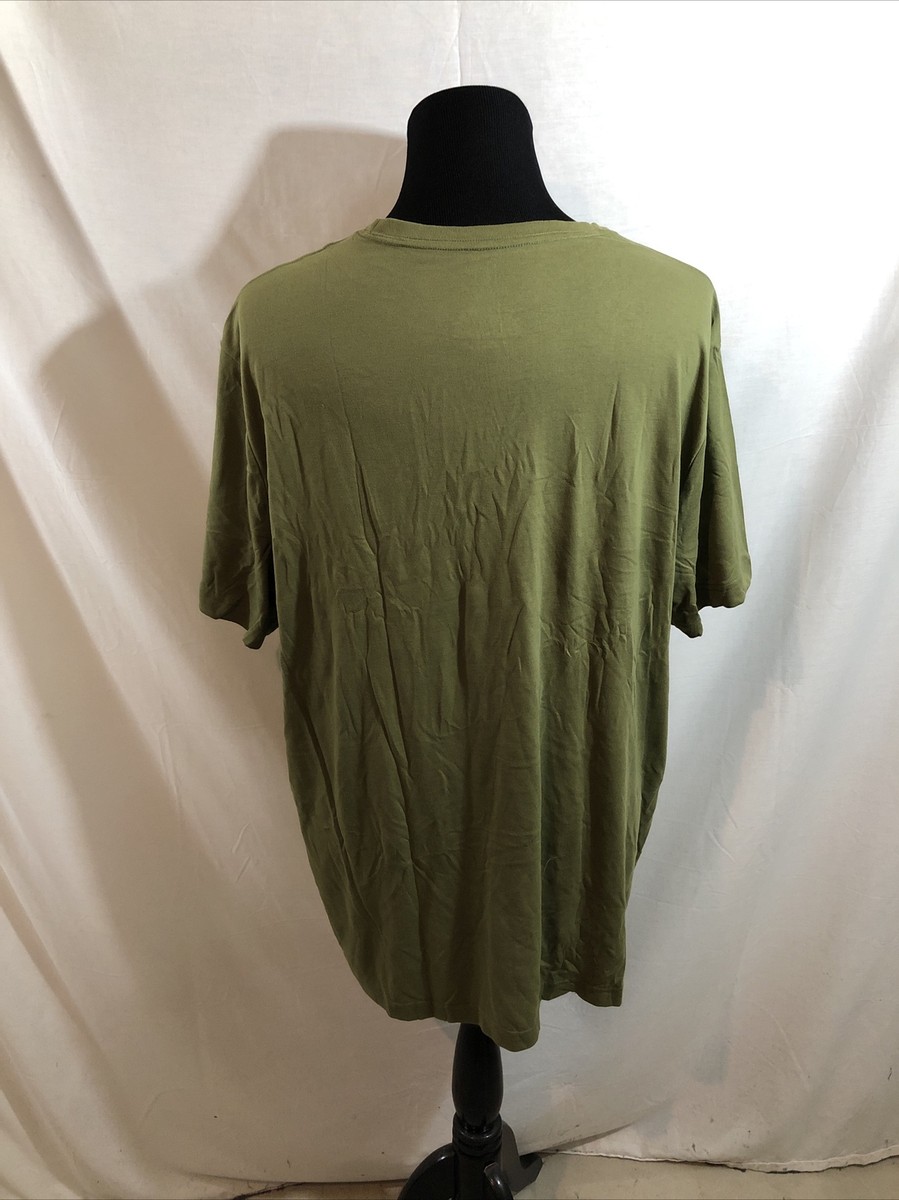 George Olive Green T Shirt - Men's 3XL, NWT, Chest 29”, Length 32