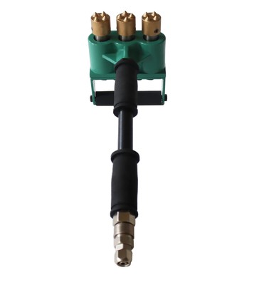 INTBUYING Hand-held Three-head Pneumatic Concrete Air Scabbler Pneumatic Bush ..