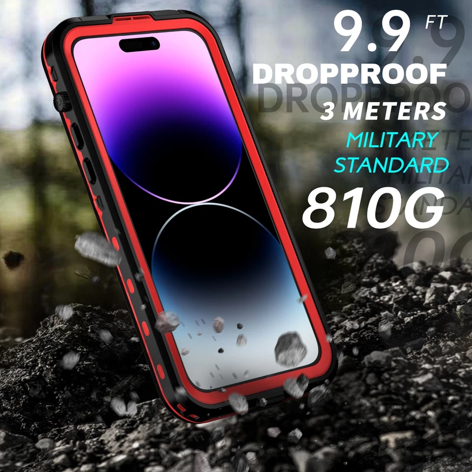 Funda MagSafe impermeable a prueba de golpes a prueba de suciedad para Apple iPhone 14 Pro Max 14 Plus Foto 2 de 4