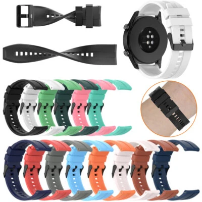 SENZA MARCHIO Cinturino Orologio silicone per Huawei Watch GT2 Pro/ GT 2e/GT2 46MM/GT(42/46mm)