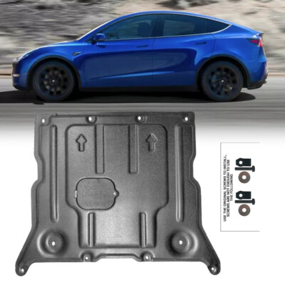 For Tesla Model y 2021-2023 Under Engine Splash Guards Front Engine Mud Flaps
