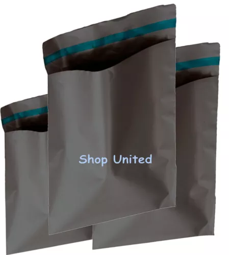 60 x strong grey postal mailing bags 10x14" mailers image 1