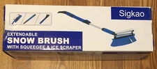 41" Snow Brush and Ice Scraper, Ice Scrapers for Car Windshield, 3 in 1 Sturdy S
