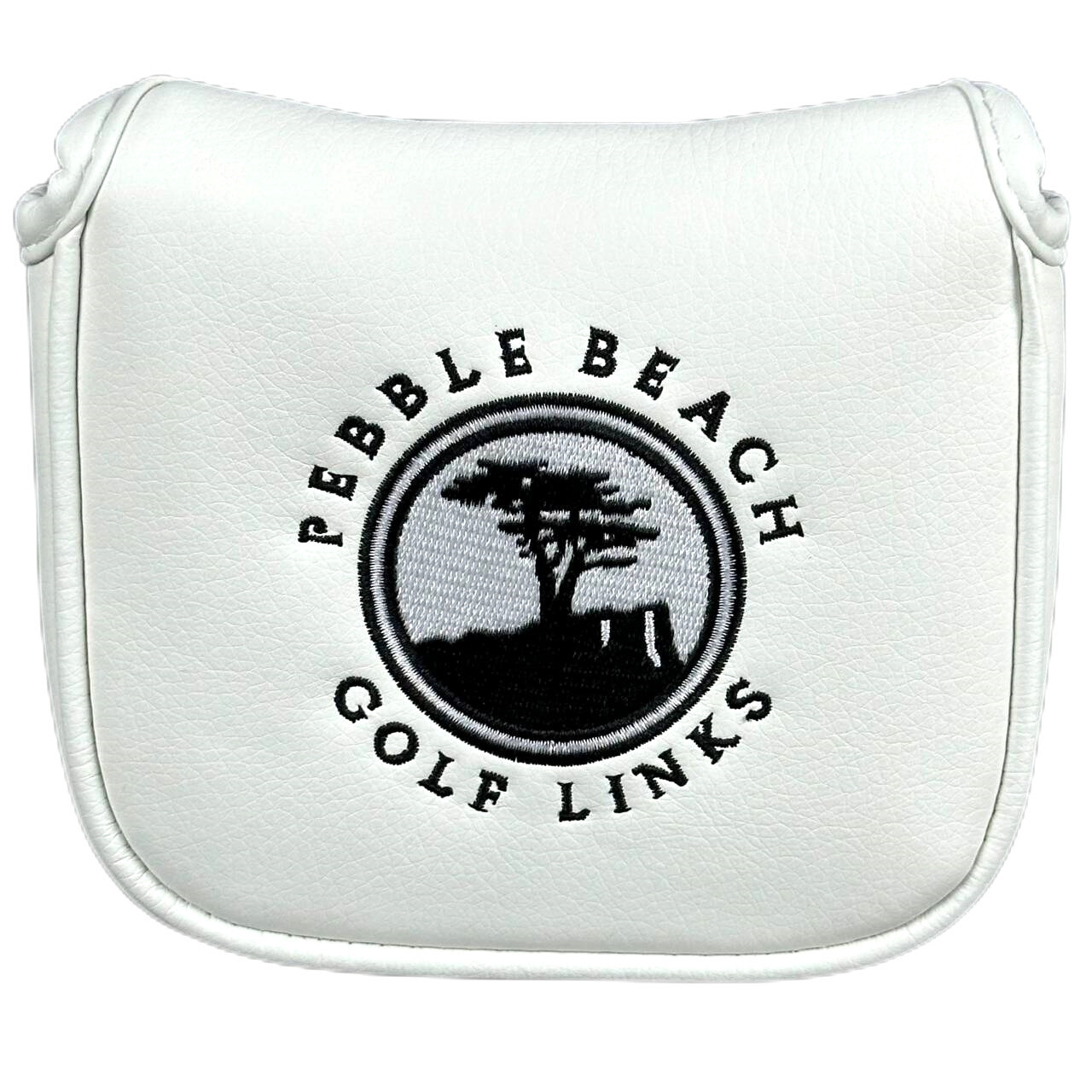 1pc Pebble Beach Embroidery Golf Club Square Mallet Putter Head Cover
