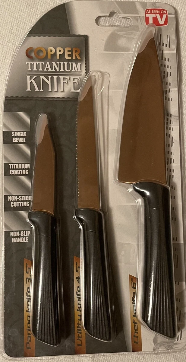 Copper knife set deals