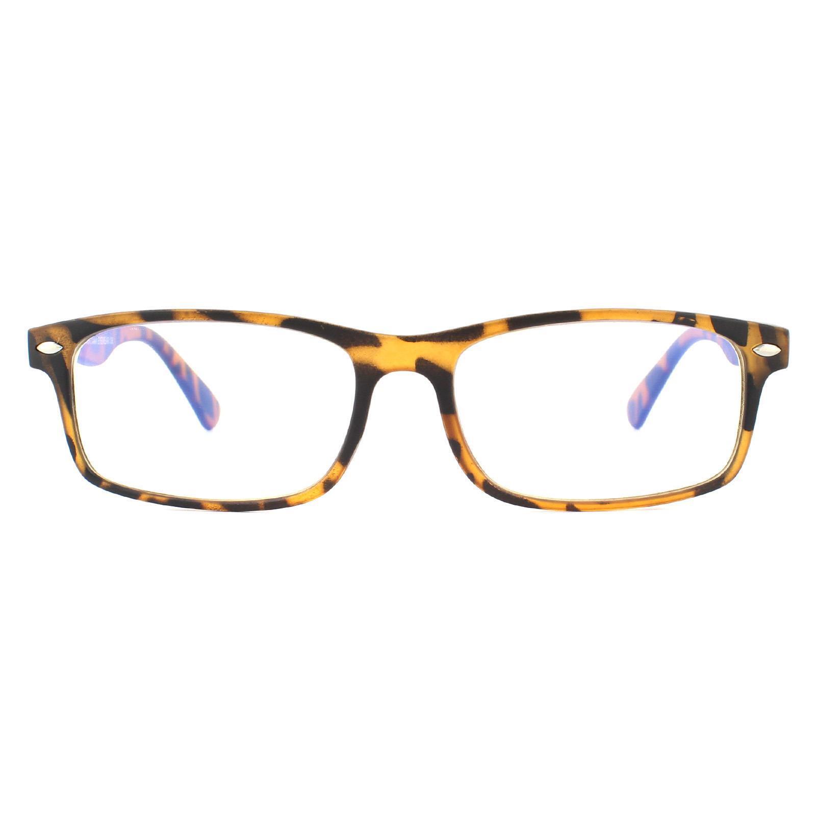 Montana Reading Glasses BLF83A Matte Turtle Brown Blue Light Block +3.50