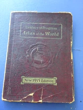 New 1935 Edition Century of Progess Atlas of the World